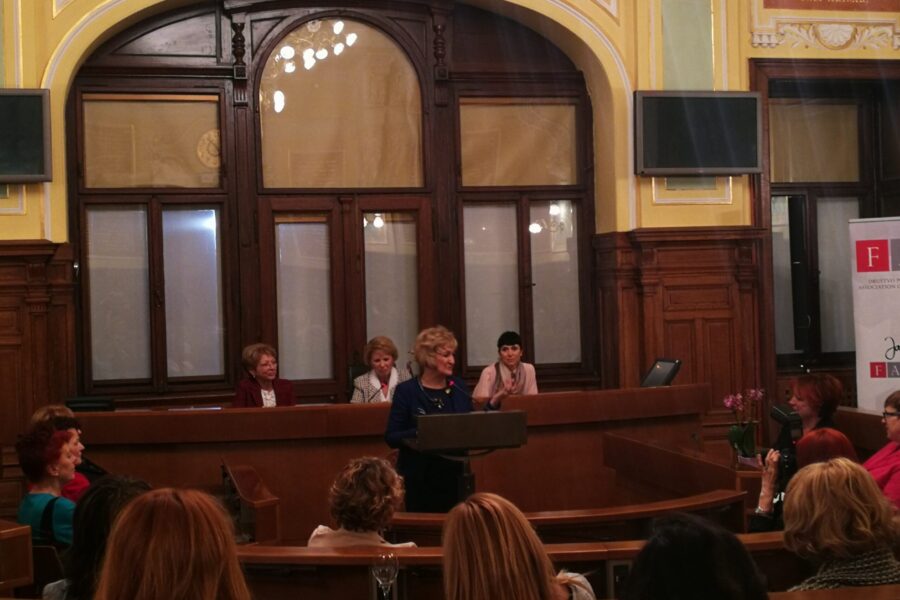 Srečanje društva poslovnih žensk v Ljubljani in obisk pri županu